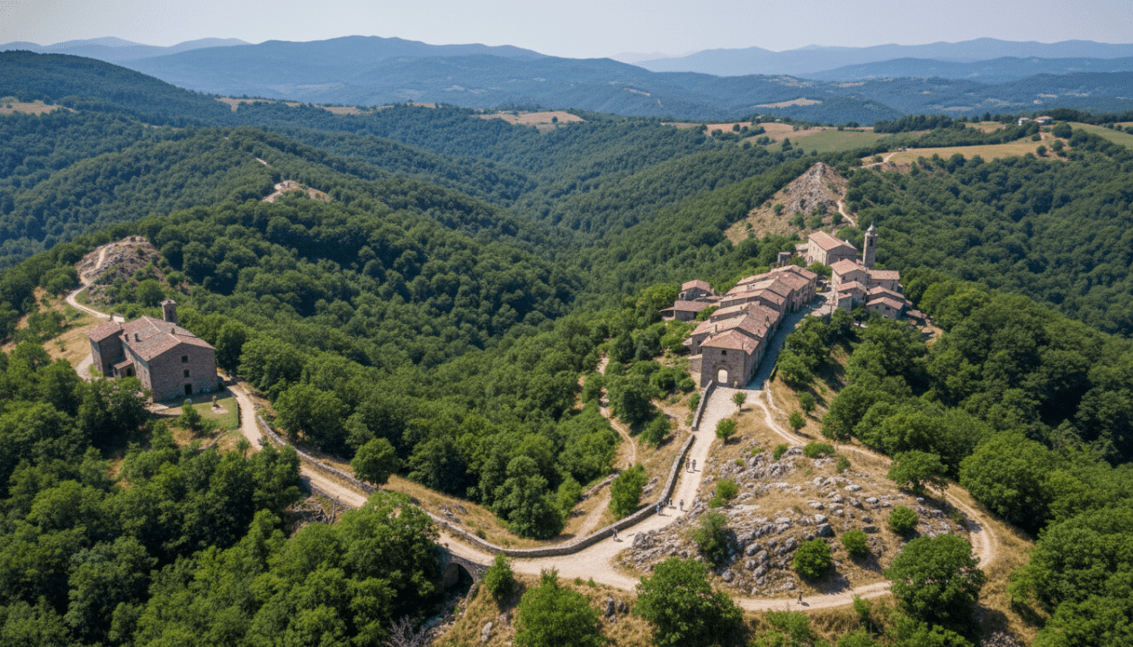 scopri 10 splendidi sentieri in val bormida che attraversano boschi incantati, crinali panoramici e borghi medievali ricchi di storia e cultura.